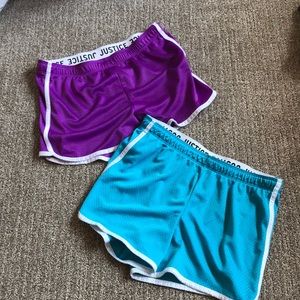 two pairs of justice shorts :)